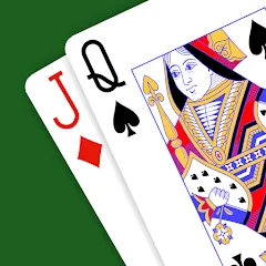 Взломанная Pinochle - Expert AI (Пиночле)  [МОД Много денег] - последняя версия apk на Андроид