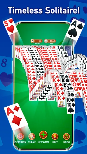 Solitaire: Classic Card Game (Клондайк Солитер)  [МОД Все открыто] Screenshot 3