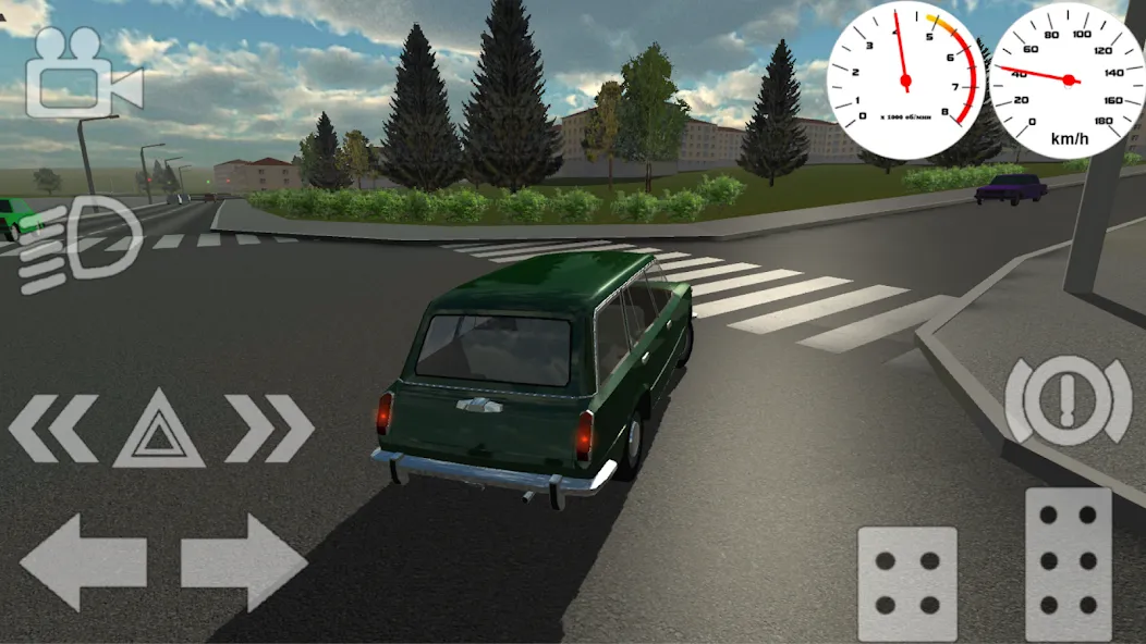 Russian Classic Car Simulator (Русский Классический Автосимулятор)  [МОД Бесконечные монеты] Screenshot 3