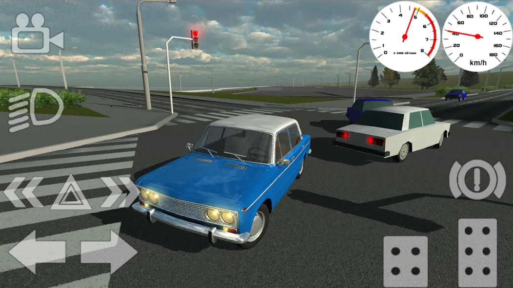 Russian Classic Car Simulator (Русский Классический Автосимулятор)  [МОД Бесконечные монеты] Screenshot 4