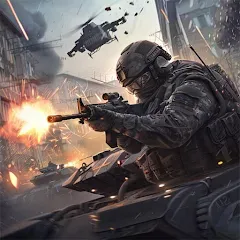 Взлом Infantry Attack: War 3D FPS (Инфантерийская атака)  [МОД Много денег] - полная версия apk на Андроид