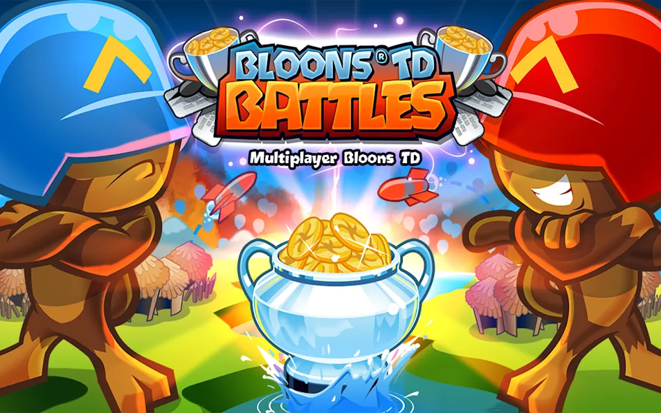 Bloons TD Battles (Блунс ТД Батлз)  [МОД Много денег] Screenshot 1