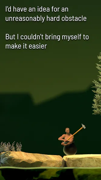 Getting Over It (Геттинговерит)  [МОД Все открыто] Screenshot 2