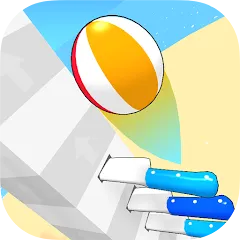 Взломанная Ball Up: Knife Racing (Болл Ап)  [МОД Много монет] - последняя версия apk на Андроид