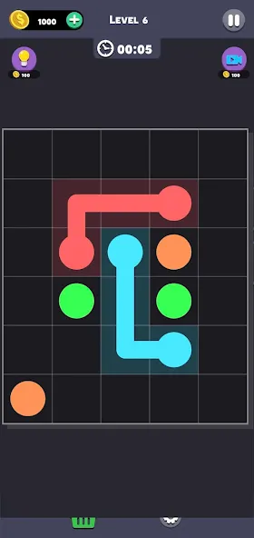 Same Color: Connect Two Dots (Сейм Колор Дот)  [МОД Unlimited Money] Screenshot 3