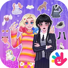 Скачать взломанную YoYa: Dress Up Fashion Girl (ЙоЯ)  [МОД Бесконечные деньги] - полная версия apk на Андроид