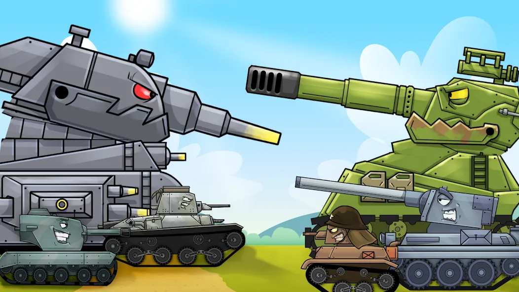 Merge Master Tanks: Tank wars (Мерж Танки)  [МОД Menu] Screenshot 1