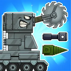 Взломанная Tanks Arena io: Craft & Combat (Танки Арена ио)  [МОД Unlimited Money] - полная версия apk на Андроид