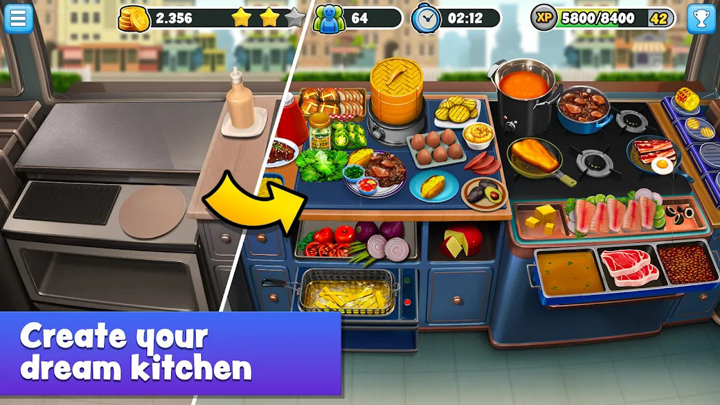 Food Truck Chef™ Cooking Games (Фуд Трак Шеф)  [МОД Unlocked] Screenshot 3