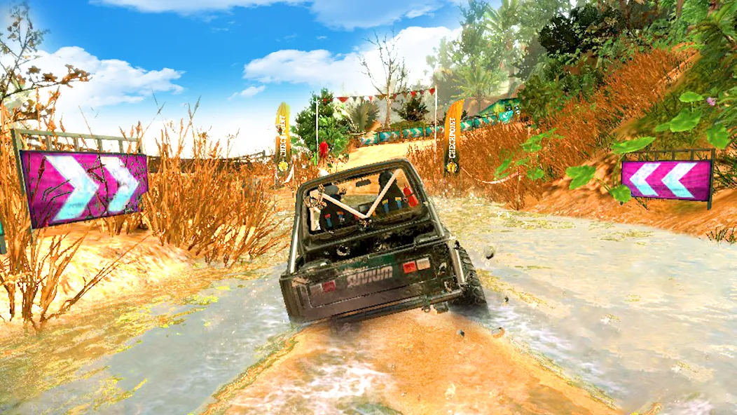 4X4 Offroad SUV Driving Games  [МОД Меню] Screenshot 4