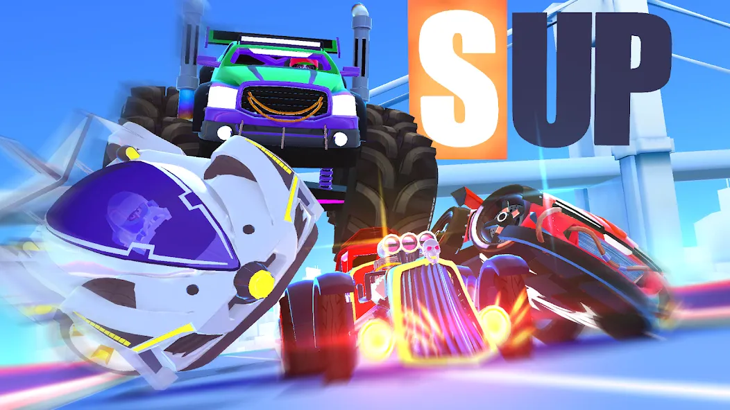 SUP Multiplayer Racing Games (СУП Мультиплеер Рейсинг)  [МОД Много денег] Screenshot 5