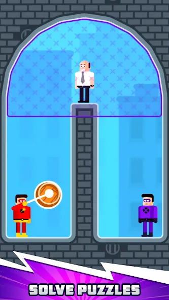 The Superhero League (Зе Суперхиро Лигующ)  [МОД Много монет] Screenshot 2