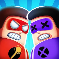Скачать взлом The Superhero League (Зе Суперхиро Лигующ)  [МОД Много монет] - полная версия apk на Андроид