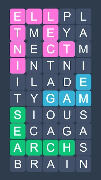 Word Search - Evolution Puzzle  [МОД Бесконечные деньги] Screenshot 1