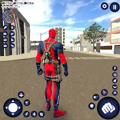 Взломанная Miami Rope Hero Spider Game  [МОД Все открыто] - последняя версия apk на Андроид