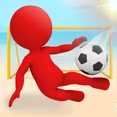 Взлом Crazy Kick! Fun Football game  [МОД Unlocked] - последняя версия apk на Андроид