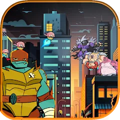 Взлом The turtle adventur ninja hero  [МОД Mega Pack] - стабильная версия apk на Андроид