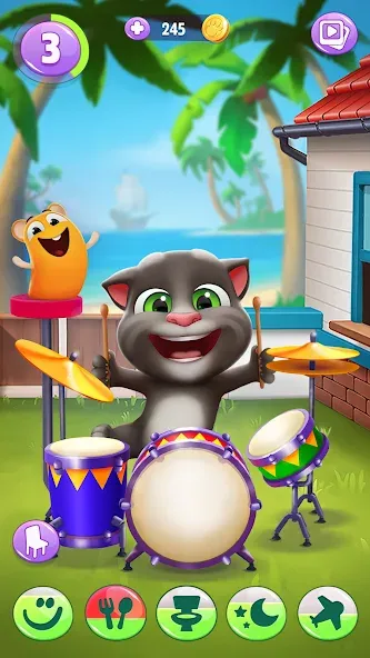 My Talking Tom 2  [МОД Бесконечные деньги] Screenshot 1