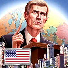 Скачать взломанную MA 1 – President Simulator  [МОД Бесконечные монеты] - стабильная версия apk на Андроид