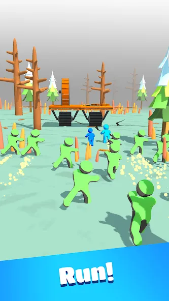Zombie Raft (Зомби Рафт)  [МОД Много монет] Screenshot 1