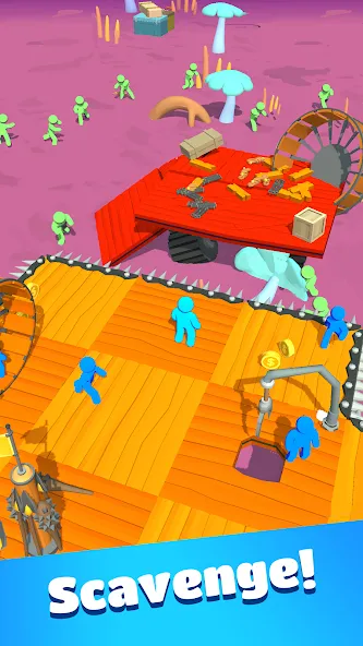 Zombie Raft (Зомби Рафт)  [МОД Много монет] Screenshot 3