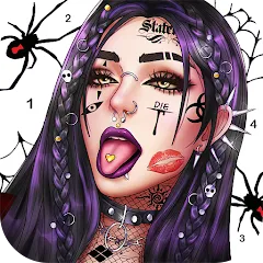 Взломанная Dark, Horror Color by Number  [МОД Все открыто] - последняя версия apk на Андроид