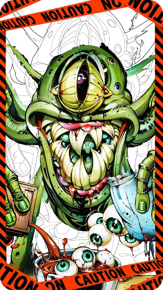Dark Fantasy Coloring Games  [МОД Unlimited Money] Screenshot 2