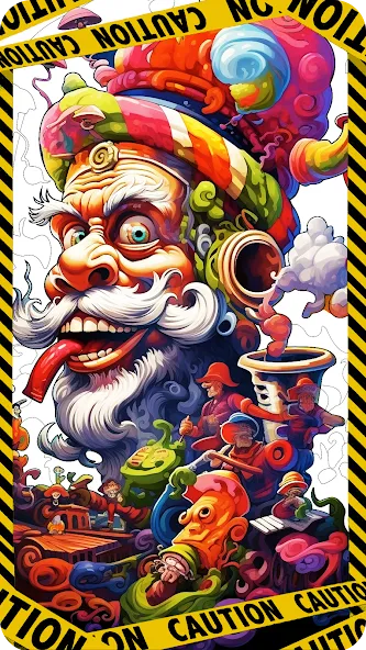 Dark Fantasy Coloring Games  [МОД Unlimited Money] Screenshot 3