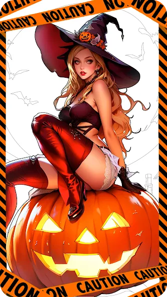 Dark Fantasy Coloring Games  [МОД Unlimited Money] Screenshot 5