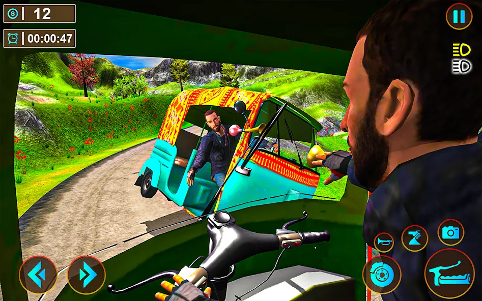 Tuk Tuk Offroad Auto Rickshaw (Тук Тук оффроуд автомобильный рикша)  [МОД Бесконечные монеты] Screenshot 4