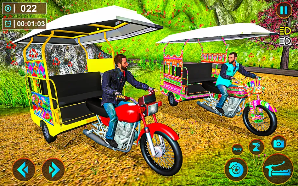 Tuk Tuk Offroad Auto Rickshaw (Тук Тук оффроуд автомобильный рикша)  [МОД Бесконечные монеты] Screenshot 5