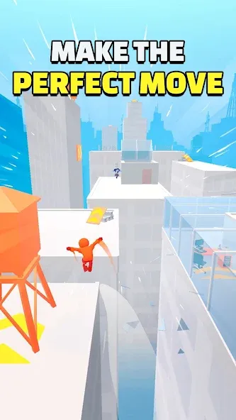 Parkour Race - FreeRun Game (Паркур Рейс)  [МОД Меню] Screenshot 1