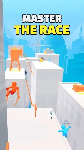 Parkour Race - FreeRun Game (Паркур Рейс)  [МОД Меню] Screenshot 3