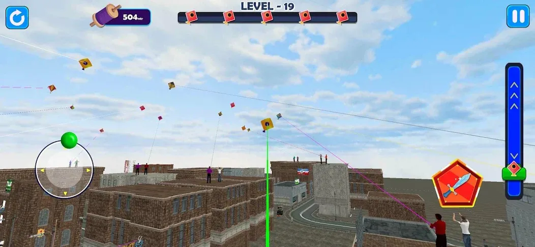 Indian Kite Flying 3D (Индийский воздушный змей 3Д)  [МОД Unlimited Money] Screenshot 2