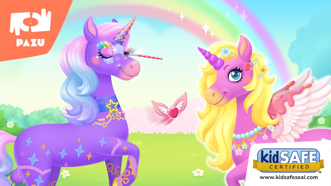 My Unicorn dress up for kids  [МОД Много монет] Screenshot 1