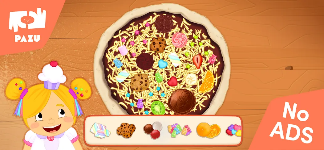 Pizza maker cooking games  [МОД Бесконечные деньги] Screenshot 2