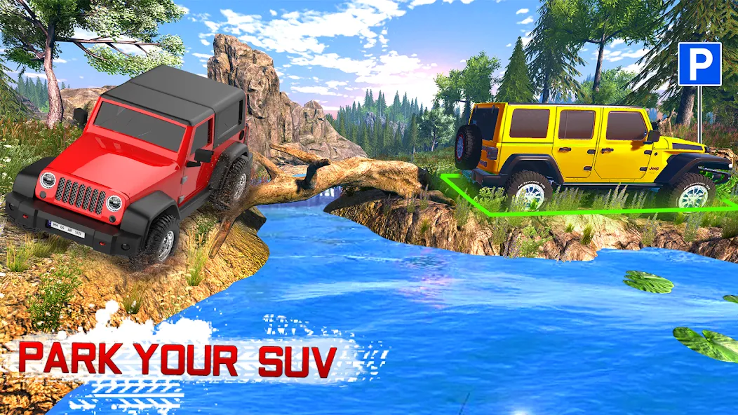 Offroad 4x4 Jeep Driving Game  [МОД Unlimited Money] Screenshot 4