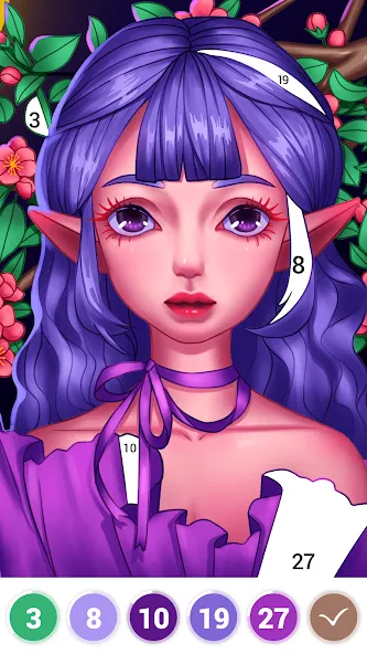 Art Coloring - Color by Number  [МОД Много денег] Screenshot 1