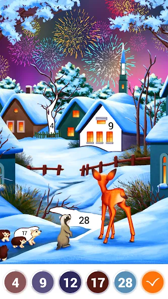 Art Coloring - Color by Number  [МОД Много денег] Screenshot 2
