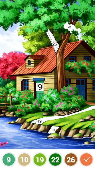 Art Coloring - Color by Number  [МОД Много денег] Screenshot 3