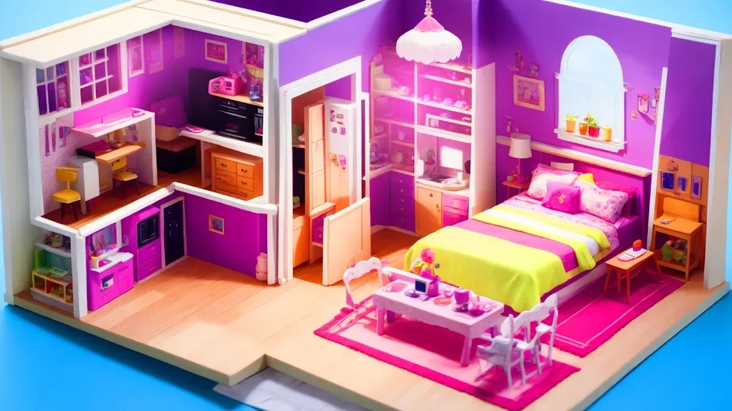 Doll House Design: Girl Games (Долл Хаус Дизайн)  [МОД Unlimited Money] Screenshot 2