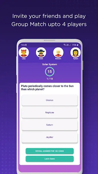 QuizPot: Group GK Quiz Trivia (КвизПот)  [МОД Unlocked] Screenshot 5