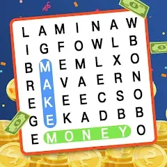 Скачать взлом Make Money: Word Search (Мейк Мани)  [МОД Menu] - стабильная версия apk на Андроид