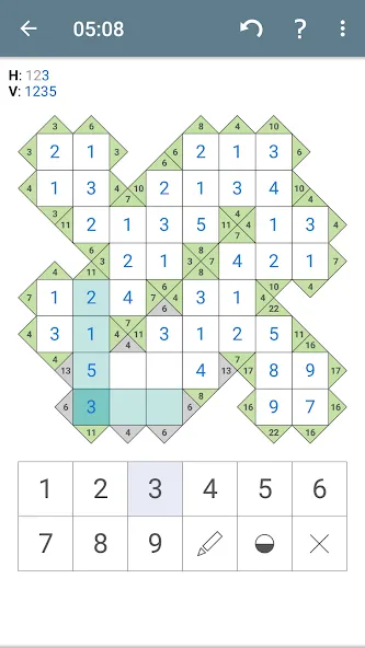 Kakuro (Cross Sums)  [МОД Меню] Screenshot 5