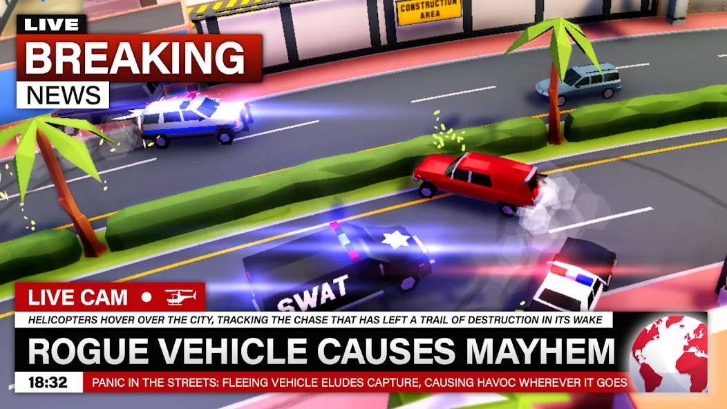 Reckless Getaway 2: Car Chase (Реклесс Гетавей 2)  [МОД Бесконечные деньги] Screenshot 1