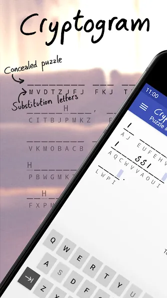 Cryptogram - puzzle quotes (Скрытограмма)  [МОД Много денег] Screenshot 1