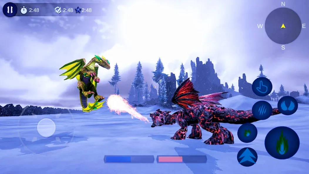 Magical Dragon Flight Games 3D  [МОД Menu] Screenshot 4