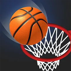 Скачать взлом Dunk Stroke-3D Basketball (Дунк Строк)  [МОД Много монет] - последняя версия apk на Андроид