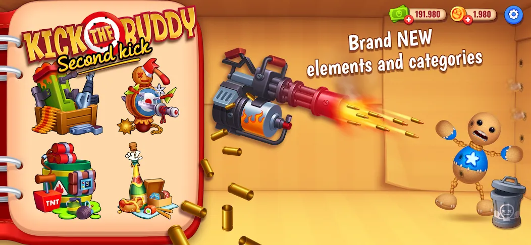 Kick the Buddy: Second Kick (Кик зе Бадди)  [МОД Mega Pack] Screenshot 2