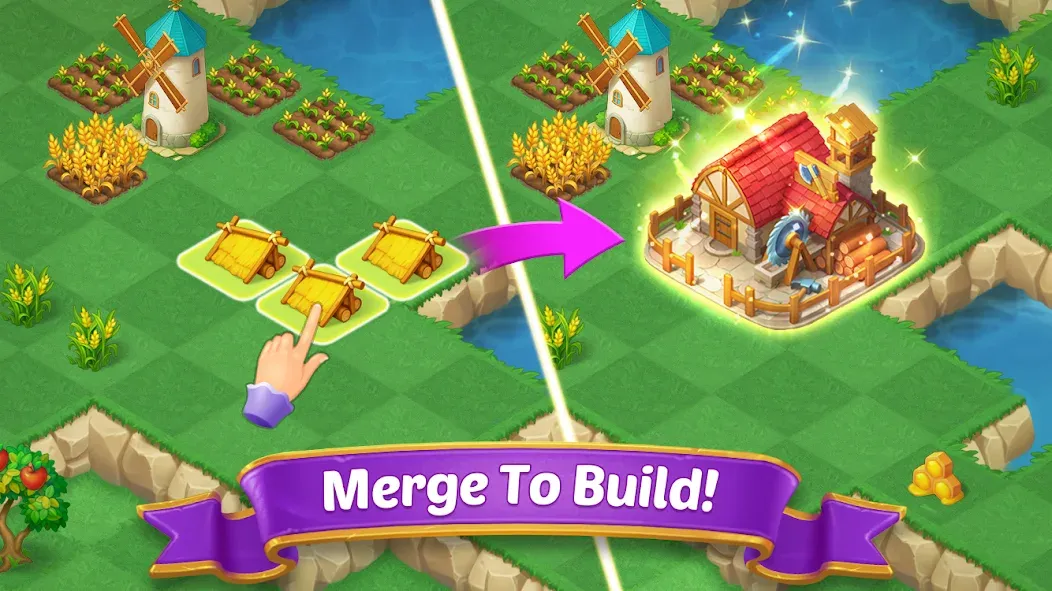 Merge Castle: Match 3 Puzzle (Мердж Кастл)  [МОД Menu] Screenshot 3